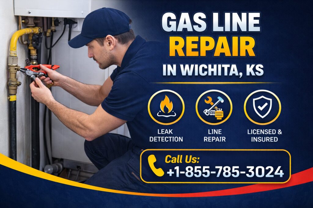 Gas Line Repair In Wichita, KS