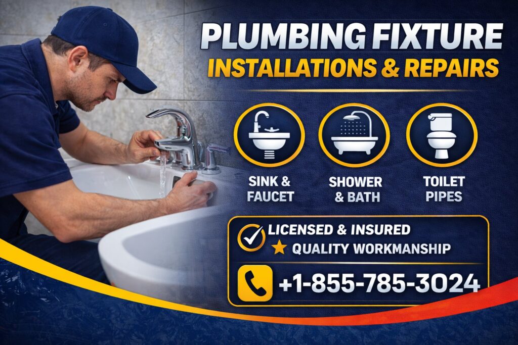 Plumbing Fixture Installations & Repairs in Wichita, KS