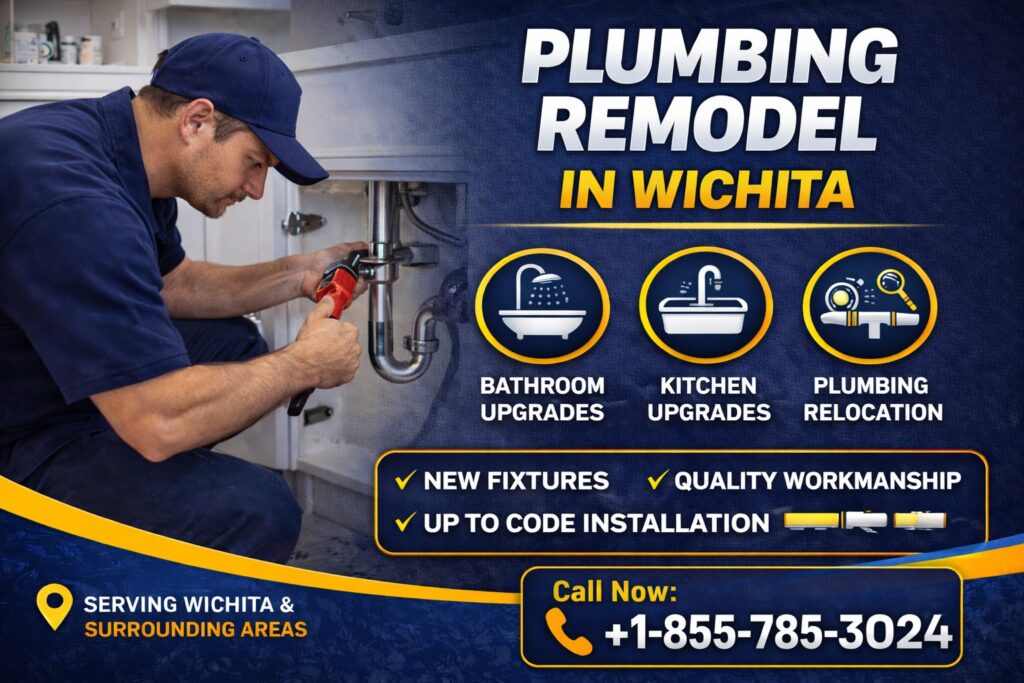 Plumbing Remodel in Wichita, KS