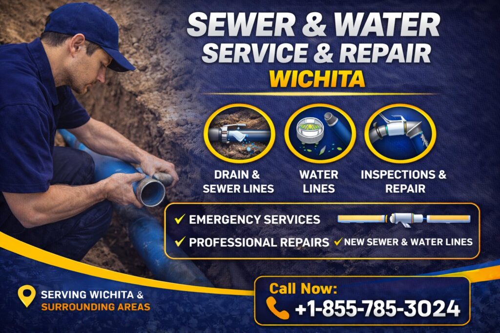 Sewer & Water Service & Repair Wichita, KS